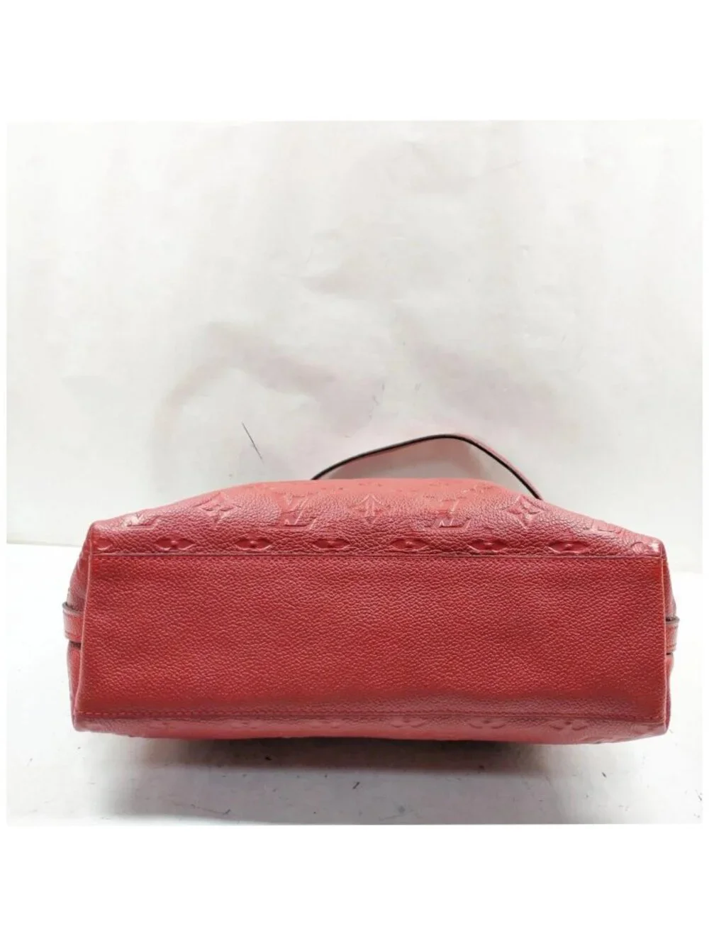 Authentic Louis Vuitton Bastille PM Monogram Empreinte Leather Red Shoulder Bag